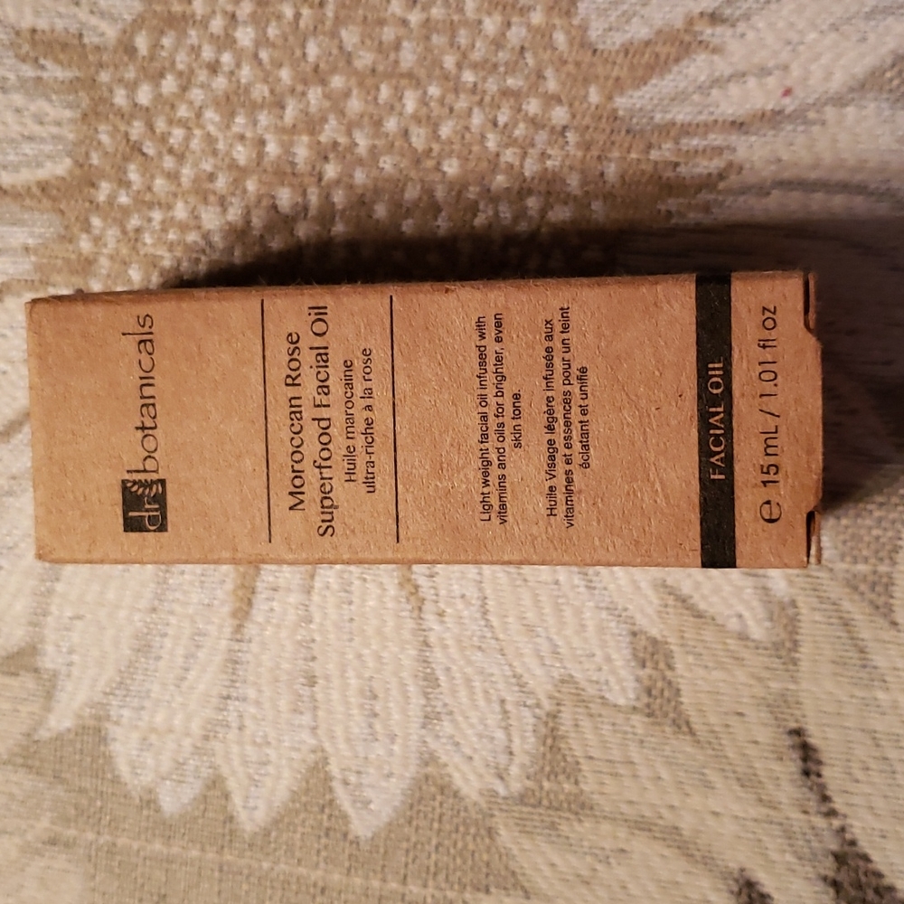 Dr. Botanicals Moroccan Rose Superfood Facial Oil, used